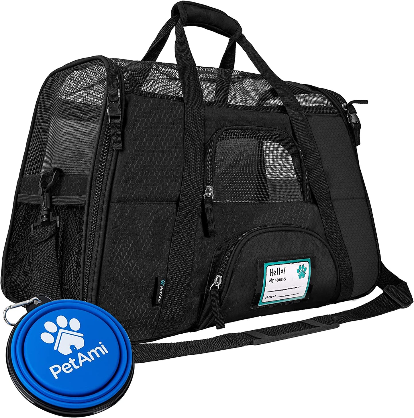 Airline Approved Soft-Sided Pet Carrier - Stylish Heather Purple for Cats & Small Dogs - Perfect Travel Supply for Kittens and Puppies - Ventilated & Comfortable Design