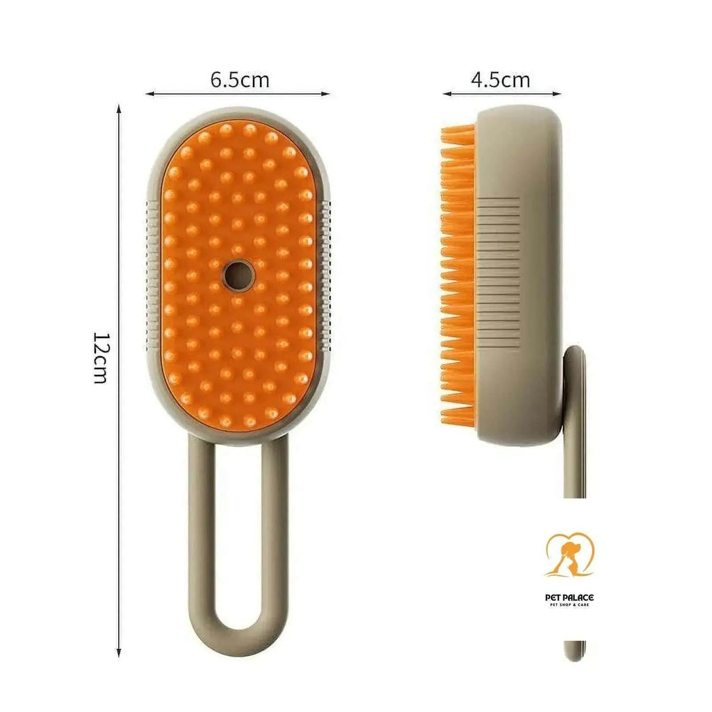 Cat Dog Pet Grooming Comb with Electric Spray Water Steam Soft Silicone Brush Kitten Pet Bath Brush Massage Pet Hair Remover