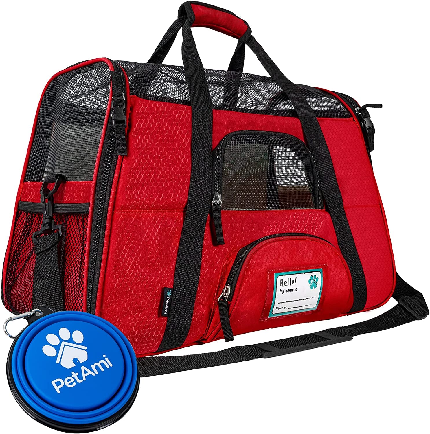 Airline Approved Soft-Sided Pet Carrier - Stylish Heather Purple for Cats & Small Dogs - Perfect Travel Supply for Kittens and Puppies - Ventilated & Comfortable Design