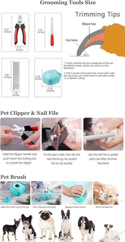 Pet Grooming Hammock,Durable Dog Hammock for Grooming,Dog Grooming Helper Cat/Dog/Pet Grooming Hammock (L(Legs Spacing：7"-16.5" / Max W：80LB))