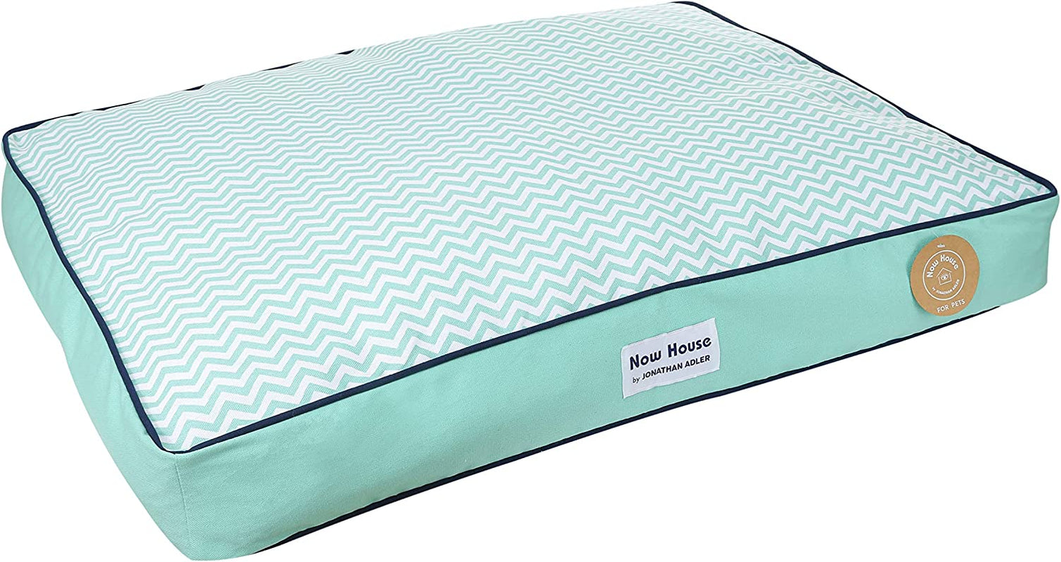Now House by  Grey Diamond Cushion Dog Bed, Medium Washable for Pets