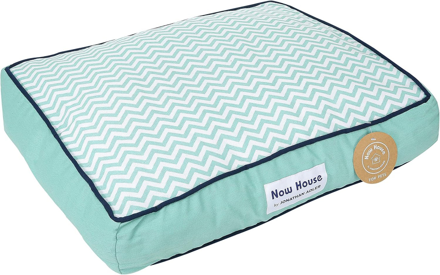 Now House by  Grey Diamond Cushion Dog Bed, Medium Washable for Pets