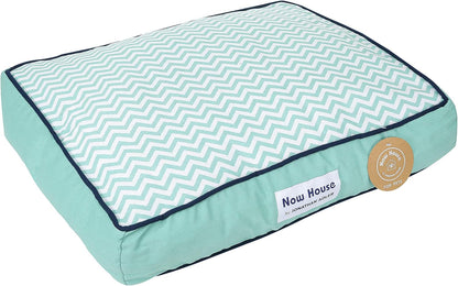 Now House by  Grey Diamond Cushion Dog Bed, Medium Washable for Pets