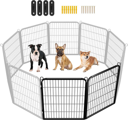 Dog Playpen Outdoor, 24 Inch 16 Panels Dog Pen Indoor Heavy Duty Puppy Exercise Pen Metal Pet Fence for RV Camping/Yard/Garden