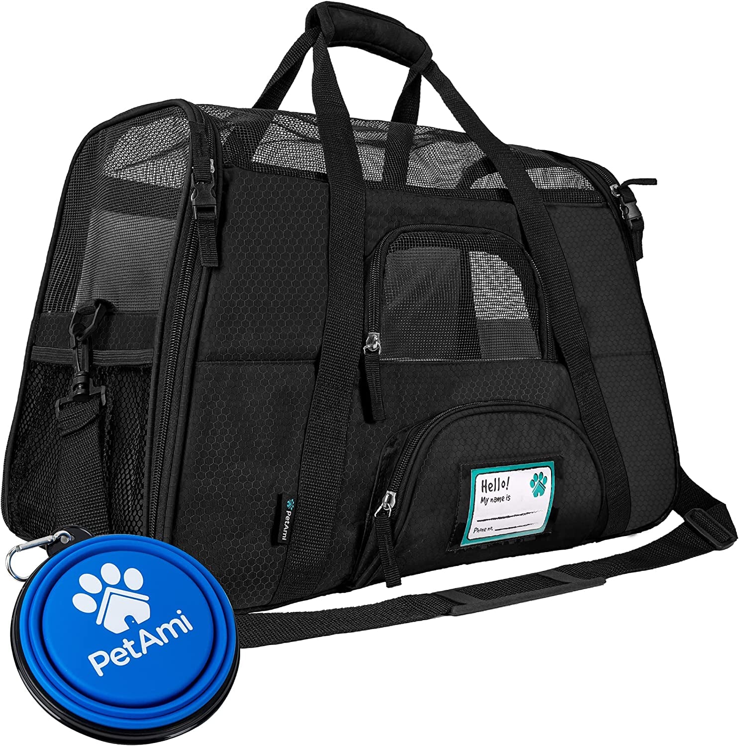 Airline Approved Soft-Sided Pet Carrier - Stylish Heather Purple for Cats & Small Dogs - Perfect Travel Supply for Kittens and Puppies - Ventilated & Comfortable Design