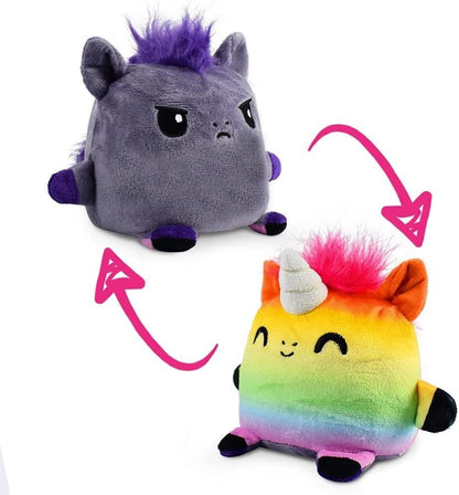 - Plushmates - Magnetic Reversible Plushies That Hold Hands When Happy - Avocado Cat - Huggable and Soft Sensory Fidget Toy Stuffed Animals That Show Your Mood - Gift for Kids and Adults!