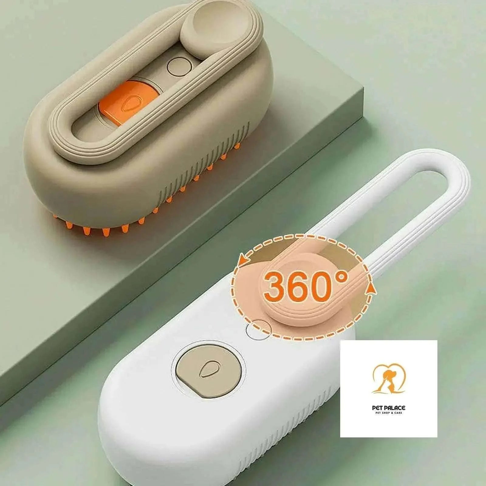 Cat Dog Pet Grooming Comb with Electric Spray Water Steam Soft Silicone Brush Kitten Pet Bath Brush Massage Pet Hair Remover