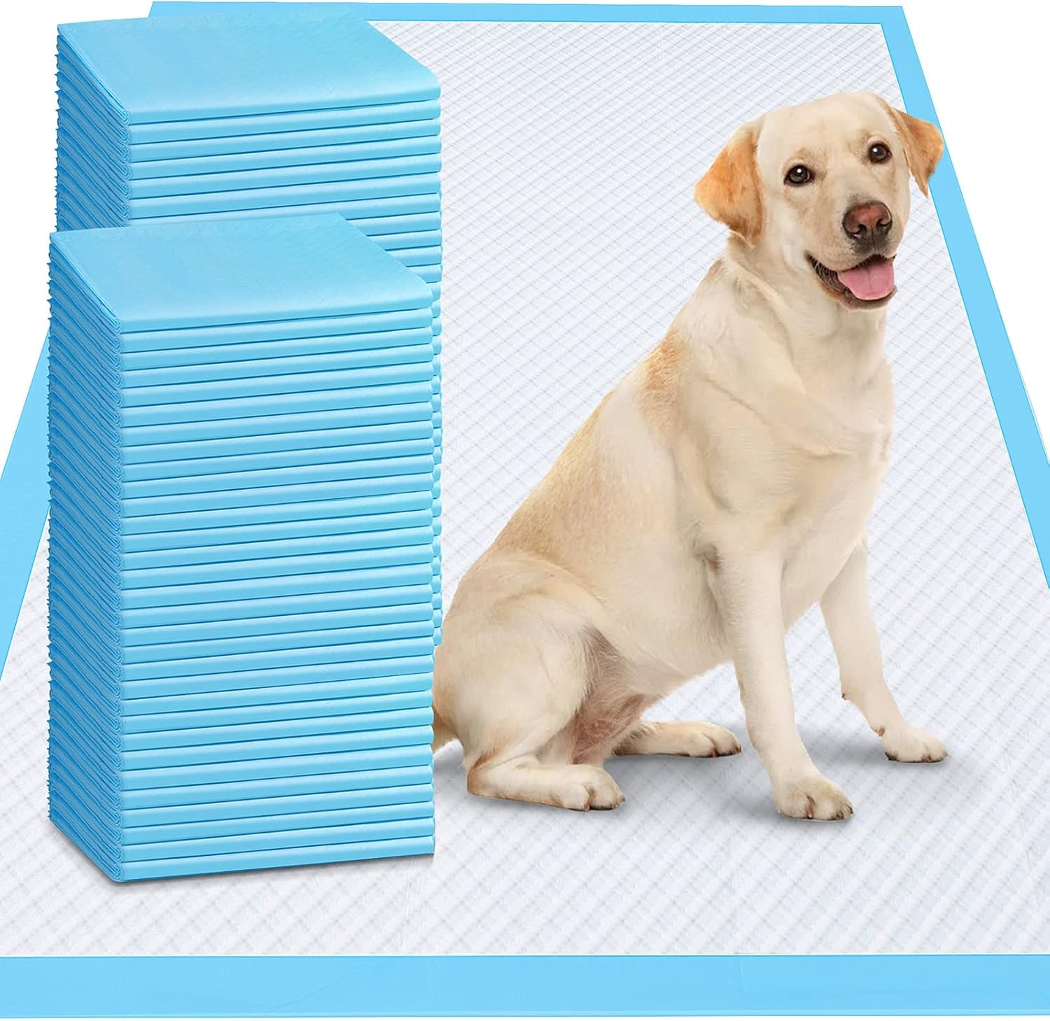 XXXXL 36"X36" Thicken Heavy Absorbency Dog Pad Extra Large- Jumbo Disposable Polymer Quick Dry No Leaking Pee Pads for Dogs, Cats, Rabbits Pets 30 Counts